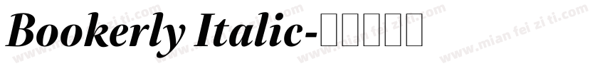 Bookerly Italic字体转换